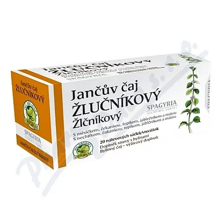Herbata Jančego na woreczek żółciowy, bez substancji czynnych, 20 x 1,7 g