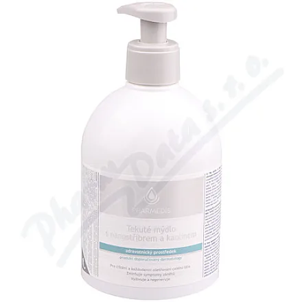 PHARMEDIS mydło z nanosrebrem + kaolin w płynie 500ml