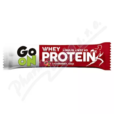 GO ON Proteinová tyčinka brusinky&goji 50g
