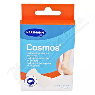 COSMOS náplast Na puchýře pat.TwinTec 45x76mm 5ks