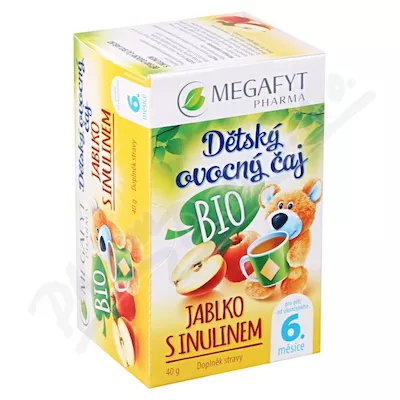 Megafyt Dětský ovocný čaj jablko a inul.BIO 20x2g