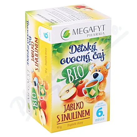 Megafyt Herbatka owocowa dla dzieci jabłko i inul.BIO 20x2g