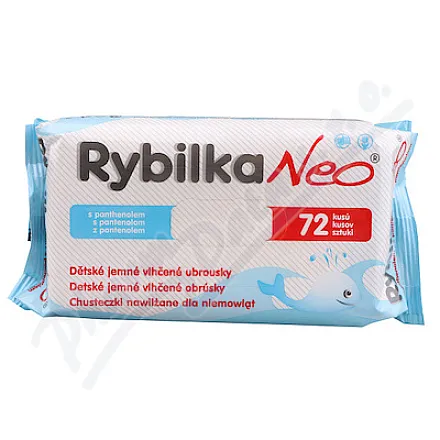 Fishnet Neo z pantenolem delikatne chusteczki nawilżane dla dzieci 72szt