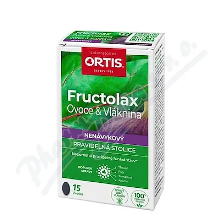 Fructolax Fruit&Fibre TABLETKI tbl.15