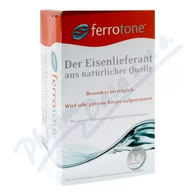 Ferrotone 100% přírodní zdroj železa sáčky 14x20ml