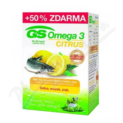 GS Omega 3 Citrus cps. 60+30