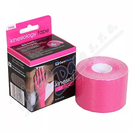 GM kinesiology tape 5cmx5m růžový