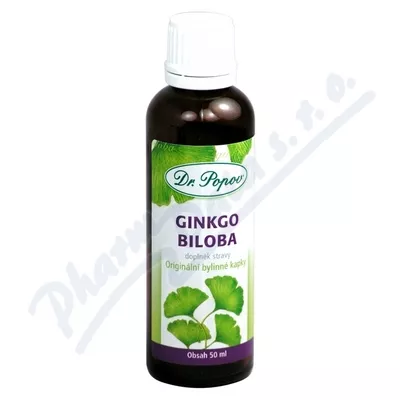 Ginko biloba 50ml Originální bylinné kap.Dr.Popov