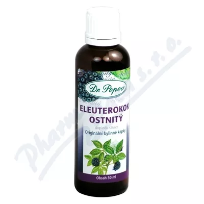 Dr.Popov Krople ziołowe Eleutherococcus spiny 50ml