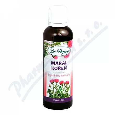Maral kořen 50ml Originální bylinné kapky Dr.Popov