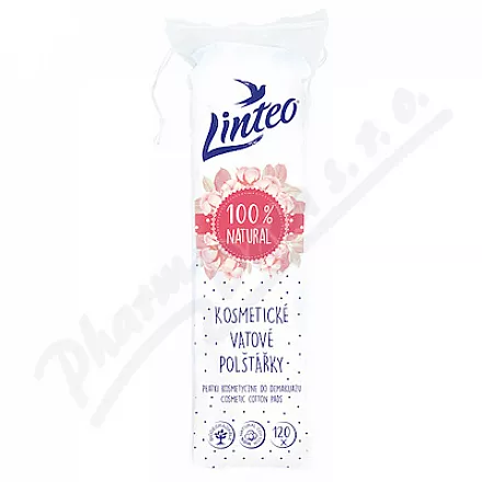 Linteo Kosmetické tampony 100% bavlna 120ks