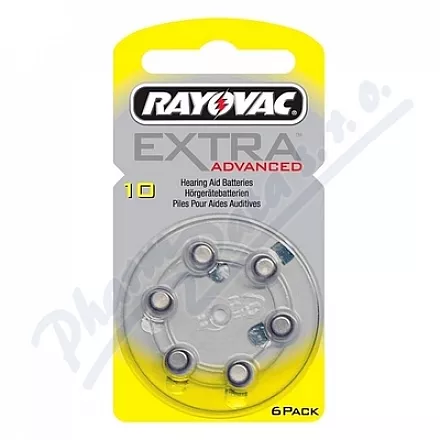 Rayovac Extra Adv.10 baterie do naslouchadel 6ks