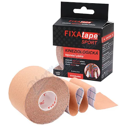 FIXAtape STANDARD sport tejp.páska 5cmx5m tělová