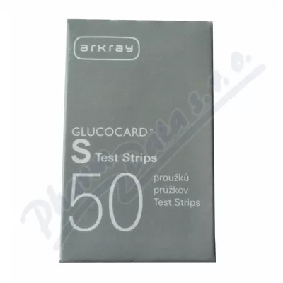 PROUŽKY DIAGNOSTICKÉ GLUCOCARD S (PRO ZP KÓD 0171266)