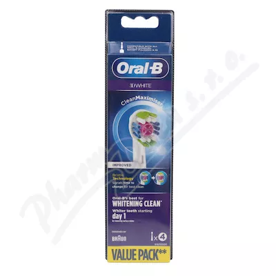 Oral-B kartáčkové hlavice EB 18 3D White 4ks