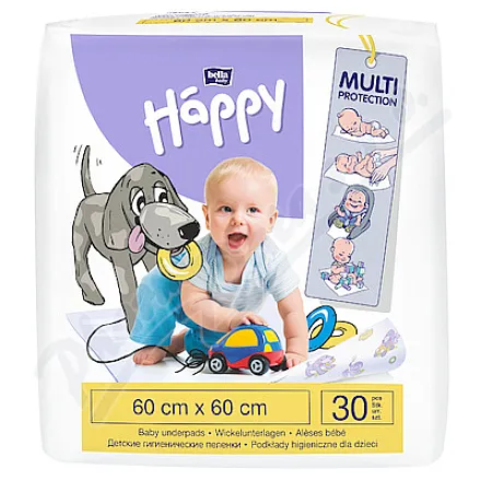 Happy přebalovací podložky 60x60cm 30ks