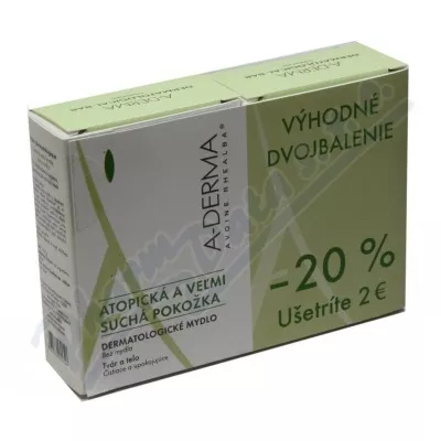 A-DERMA Dermatologické mýdlo-kostka 100g DUO