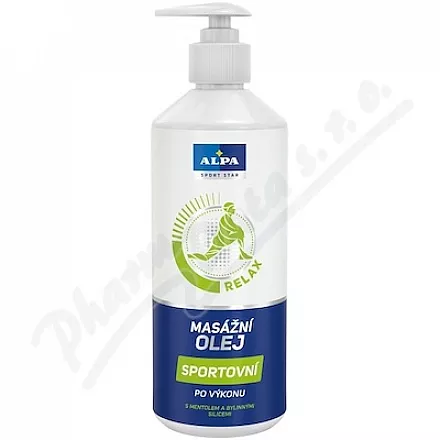 Alpa masážní olej sportovní SportStar 500ml