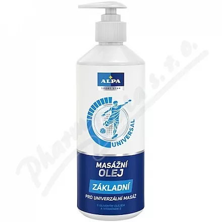 Alpa masážní olej základní SportStar 500ml