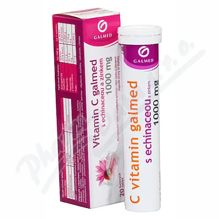 Vitamin C 1000mg echinacea eff.tbl.20 Galmed