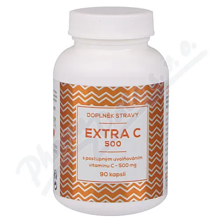 NATURVITA Extra C 500 o przedłużonym uwalnianiu, 90 kapsułek