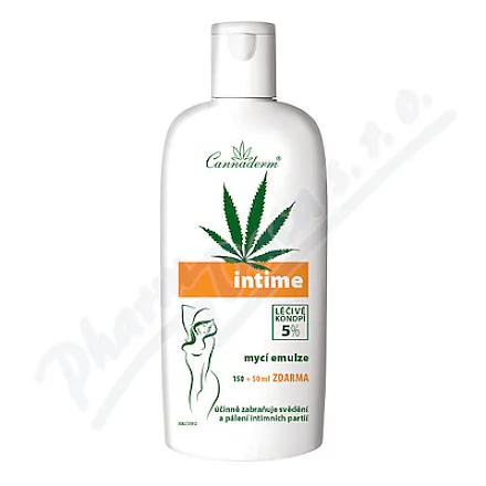 Cannaderm Intime NEW emulsja myjąca 150+50ml GRATIS