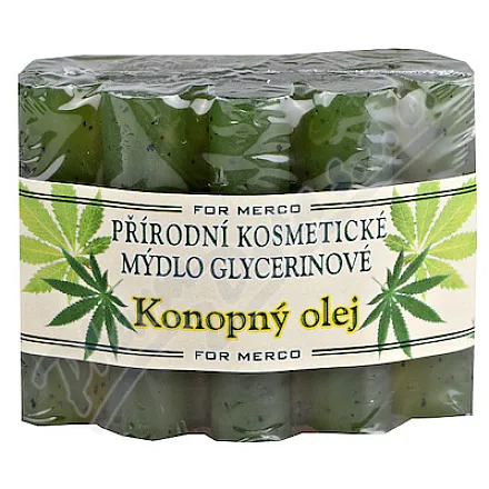 Přír.kosmetické mýdlo glycer.s KONOPNÝM OLEJEM100g