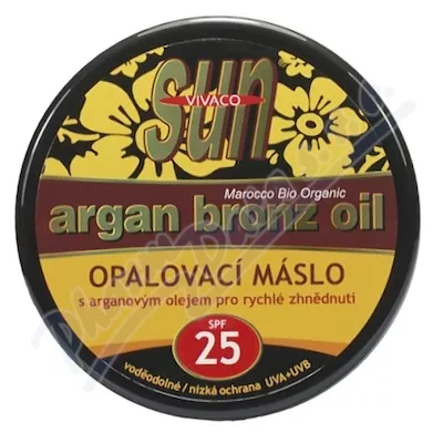 Arganové opalovací máslo OF25 200ml