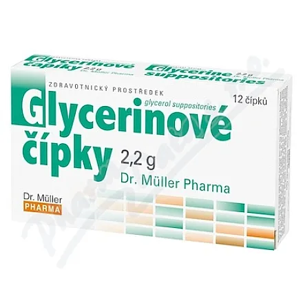 Glycerinové čípky 12x2.2g Dr.Müller