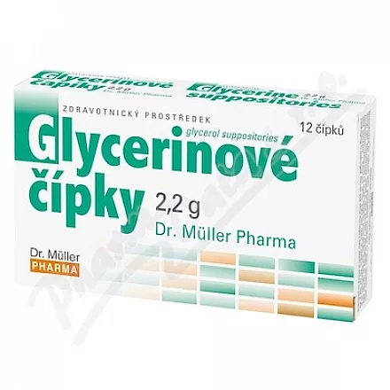 Glycerinové čípky 12x2.2g Dr.Müller