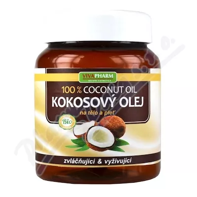 VivaPharm kokosový olej 100% na tělo a pleť 380ml