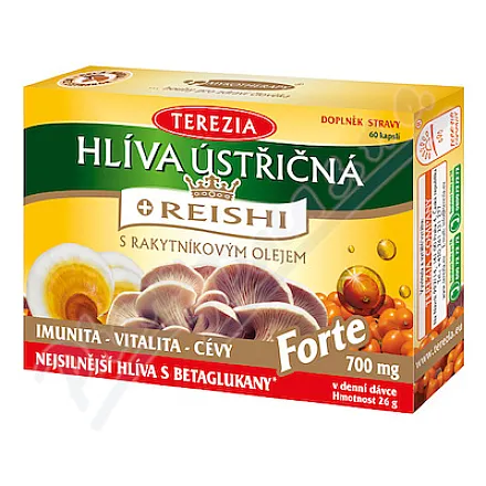 TEREZIA Boczniak ostrygowaty+REISHI Forte cps.60