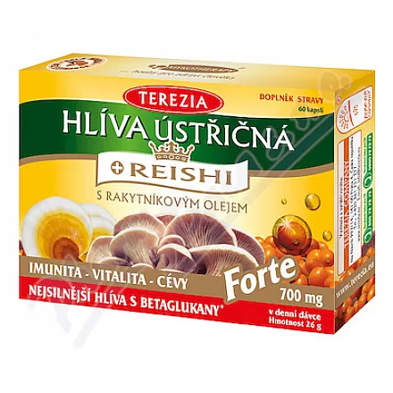TEREZIA Hlíva ústřičná+REISHI Forte cps.60