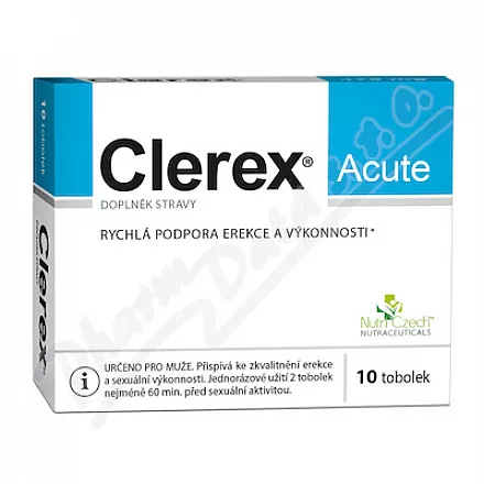 Nutri Czech Clerex Acute pro muže tob.10