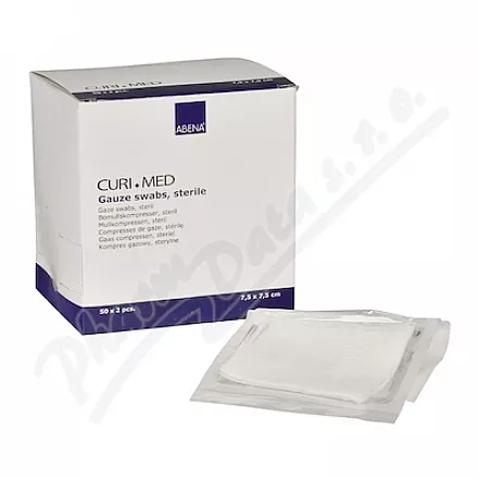 Curi-Med Gauze comppr.ster.7.5x7.5cm 100szt