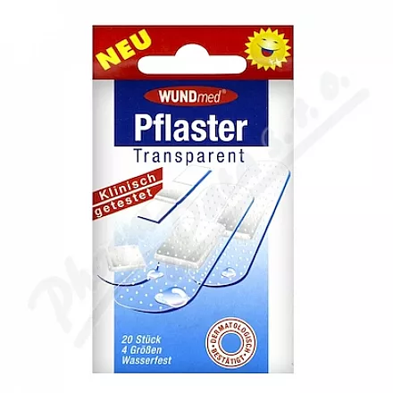 WUNDmed náplast Transparent 20ks