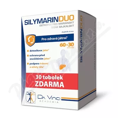 SILYMARIN DUO DaVinci tob.60+30 tob ZDARMA