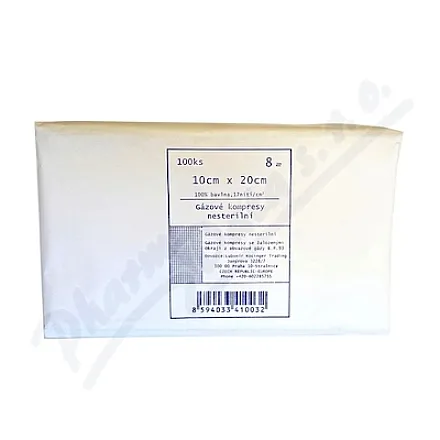 Jiasu Gauze comppr.nester. 10 x 20cm/100 szt. 8 warstw