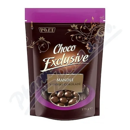 POEX Choco Exclusive Migdały w gorzkiej czekoladzie 175 g