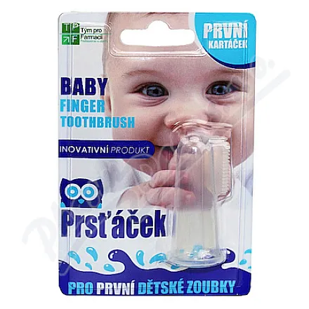 Dětský zubní kartáček na prst 0m+ 9117