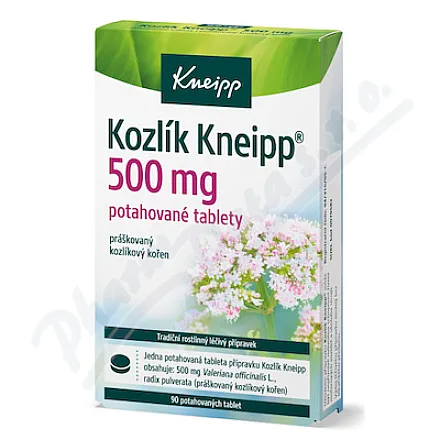 Kneipp Kozlík 500 mg, tabletki powlekane, 90 szt.
