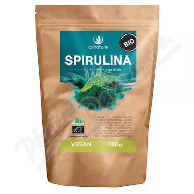 Allnature Spirulina prášek BIO 100g