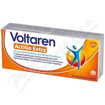 Voltaren Actigo Extra 25 mg tbl.obd. 20 CZ