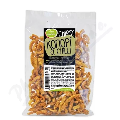 Green Apotheke Chipsy konopí a chilli 100g