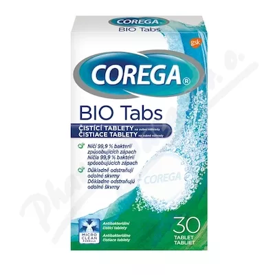 Corega Bio Tabs čisticí tablety 30ks