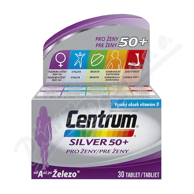 Multiwitamina Centrum Silver 50+ dla kobiet 30tbl