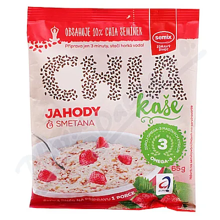Semix Chia kaše jahody a smetana 65g