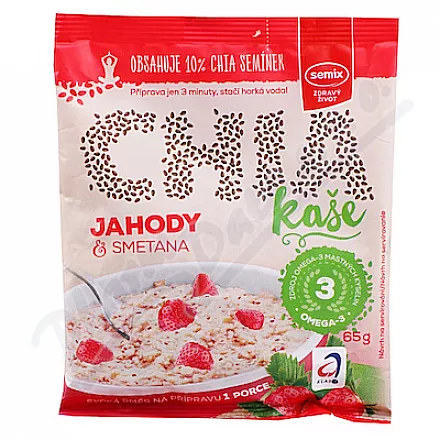 Semix Chia kaše jahody a smetana 65g