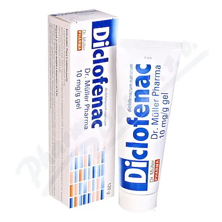 Diclofenac Dr.Müller Pharma 10mg/g gel 120g
