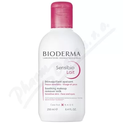 BIODERMA Sensibio mléko 250ml - odličování,odličování obličeje,čištění obličeje,čistění pleti,